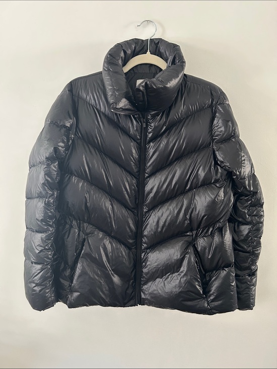 Athleta Jackets & Blazers - Athleta Lofty Down Puffer Jacket Women's Small Black Lightweight Outdoor Coat